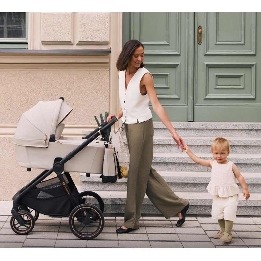 KINDERKRAFT - Multifunktionel barnevogn 2-i-1 NEA 2 beige