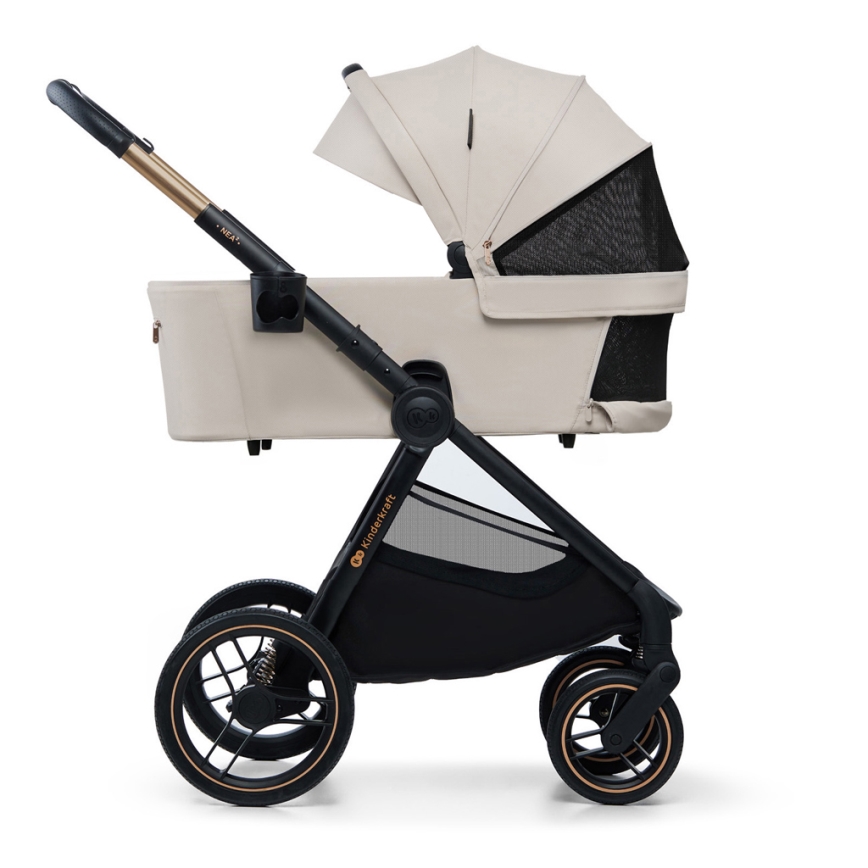 KINDERKRAFT - Multifunktionel barnevogn 2-i-1 NEA 2 beige