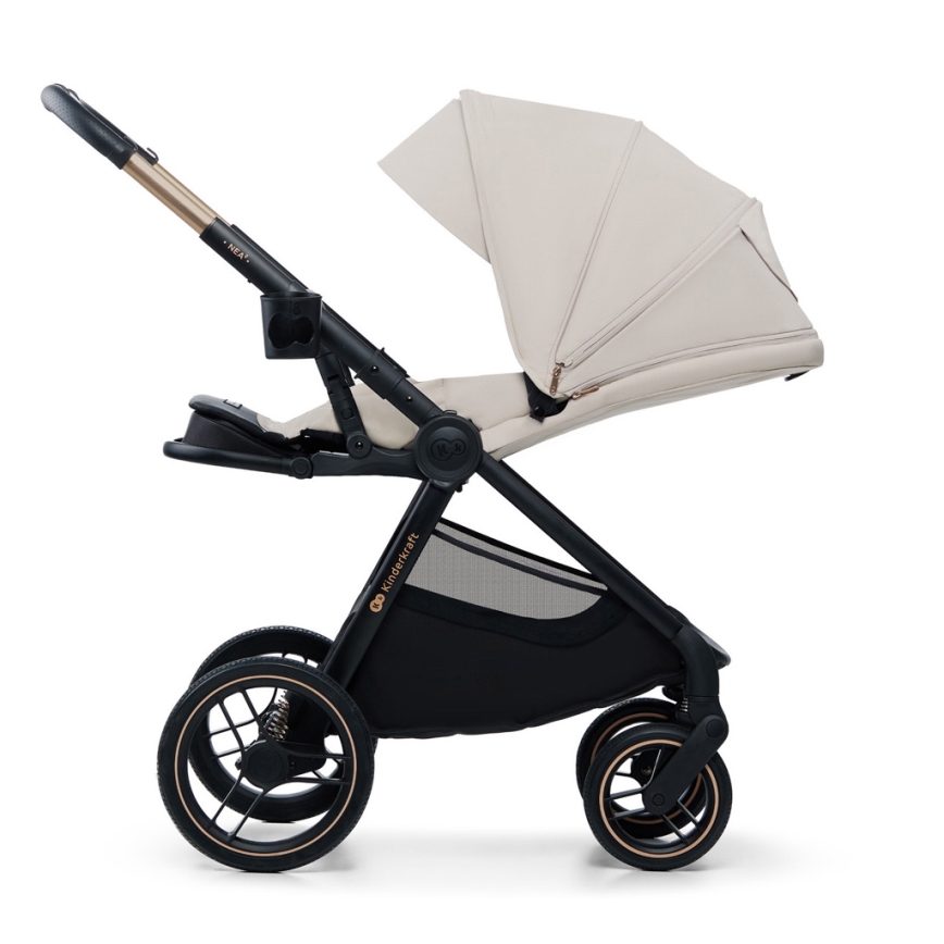 KINDERKRAFT - Multifunktionel barnevogn 2-i-1 NEA 2 beige