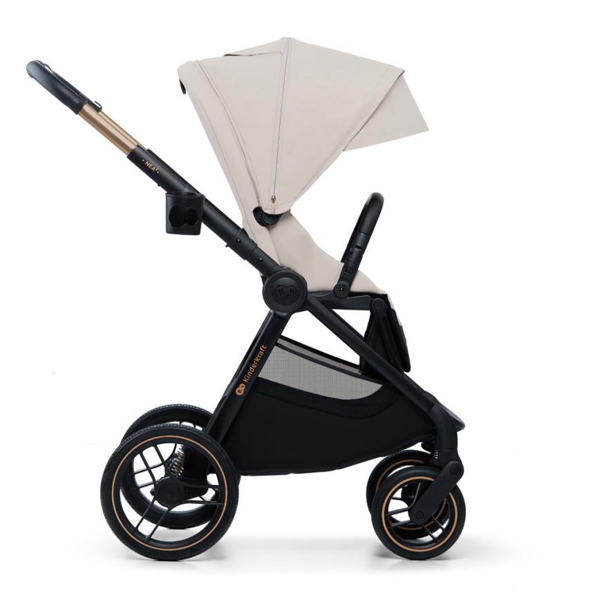 KINDERKRAFT - Multifunktionel barnevogn 2-i-1 NEA 2 beige