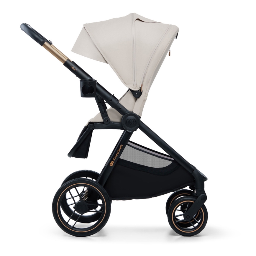 KINDERKRAFT - Multifunktionel barnevogn 2-i-1 NEA 2 beige