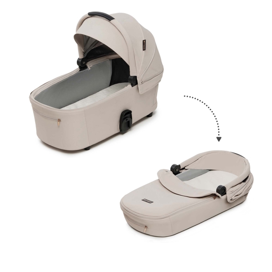 KINDERKRAFT - Multifunktionel barnevogn 2-i-1 NEA 2 beige