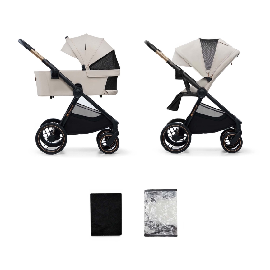 KINDERKRAFT - Multifunktionel barnevogn 2-i-1 NEA 2 beige