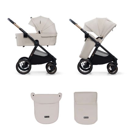 KINDERKRAFT - Multifunktionel barnevogn 2-i-1 NEA 2 beige
