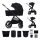 KINDERKRAFT - Multifunktionel barnevogn 2-i-1 NEA 2 Midnight sort