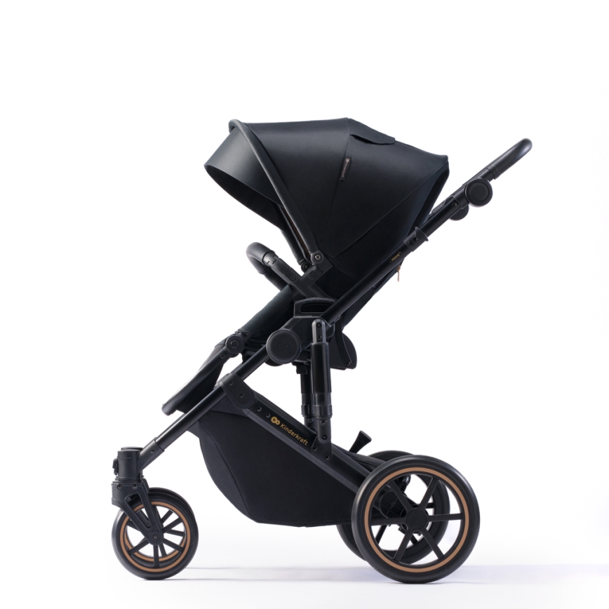 KINDERKRAFT - Multifunktionel barnevogn 2-i-1 PRIME 2 sort