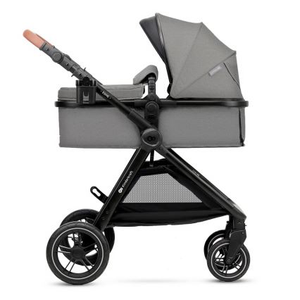 KINDERKRAFT - Multifunktionel barnevogn 3-i-1 ESME Moonlight grå + autostol MINK PRO