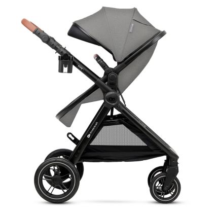 KINDERKRAFT - Multifunktionel barnevogn 3-i-1 ESME Moonlight grå + autostol MINK PRO