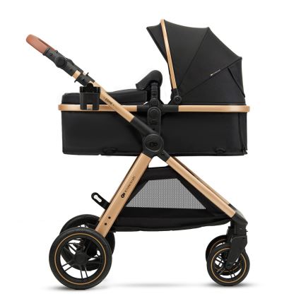 KINDERKRAFT - Multifunktionel barnevogn 3-i-1 ESME Pure sort + autostol MINK PRO