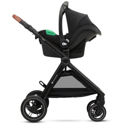KINDERKRAFT - Multifunktionel barnevogn 3-i-1 ESME Sandbeige + autostol MINK PRO