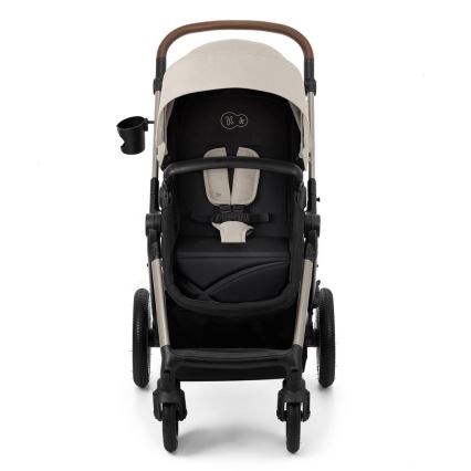 KINDERKRAFT - Multifunktionel barnevogn 3-i-1 MOOV 2 AIR Moonlight grå + autostol MINK PRO
