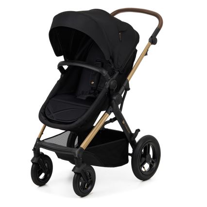 KINDERKRAFT-Multifunktionel barnevogn 3-i-1 MOOV 2 AIR sort + autostol MINK PRO