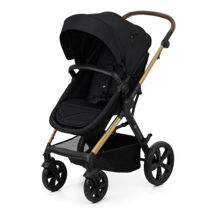 KINDERKRAFT - Multifunktionel barnevogn 3-i-1 MOOV 2 sort + autostol MINK PRO