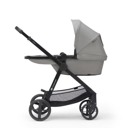 KINDERKRAFT - Multifunktionel barnevogn 3-i-1 NEWLY grå  + autostol MINK PRO