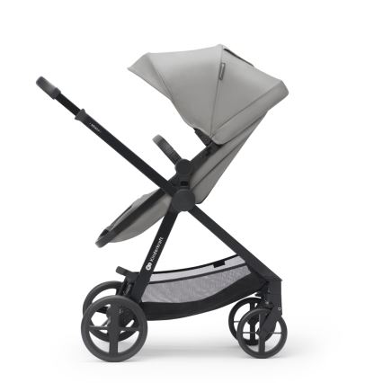 KINDERKRAFT - Multifunktionel barnevogn 3-i-1 NEWLY grå  + autostol MINK PRO