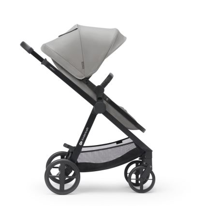 KINDERKRAFT - Multifunktionel barnevogn 3-i-1 NEWLY grå  + autostol MINK PRO