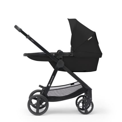 KINDERKRAFT - Multifunktionel barnevogn 3-i-1 NEWLY Klassisk sort  + autostol MINK PRO