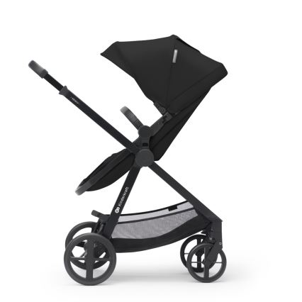 KINDERKRAFT - Multifunktionel barnevogn 3-i-1 NEWLY Klassisk sort  + autostol MINK PRO