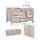 KINDERKRAFT - Rejseseng JOY 2 med tilbehør beige
