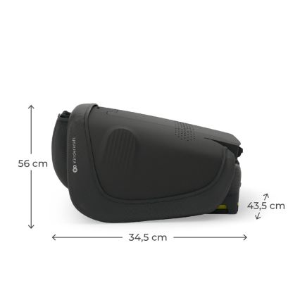 KINDERKRAFT - Sammenfoldelig autostol UNITY 2 i-Size 100-150 cm sort