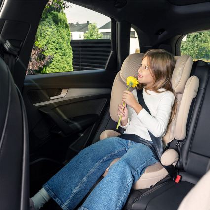 KINDERKRAFT - Sammenklappelig autostol XPAND 2 PRO 100-150 cm beige