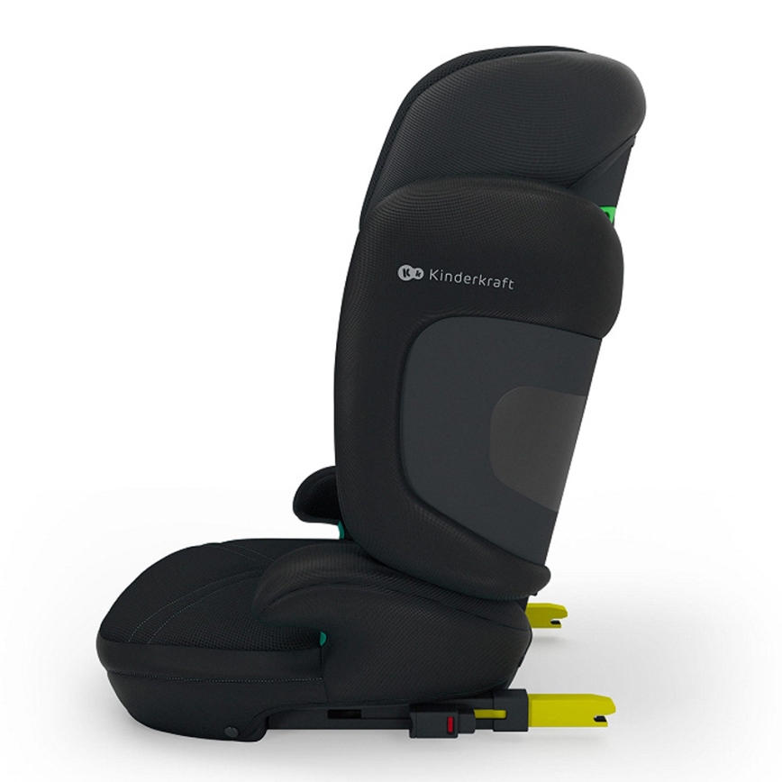 KINDERKRAFT - Sammenklappelig autostol XPAND 2 PRO 100-150 cm sort