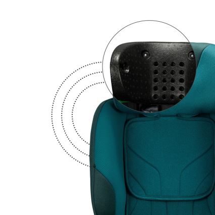 KINDERKRAFT SELECT - Autostol I-FIX (40-150 cm) Harbor blå