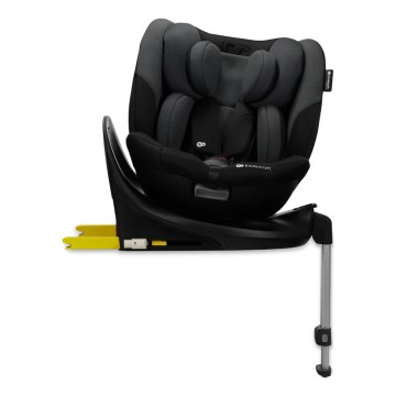 KINDERKRAFT SELECT - Autostol med drejbar I-FIX-base (40-150 cm) Grafitsort