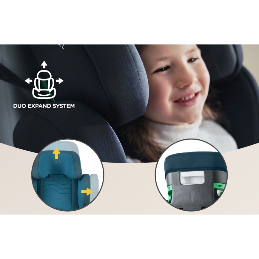 KINDERKRAFT SELECT - Autostol XPAND 2 i-Str. (100-150 cm) Premium blå