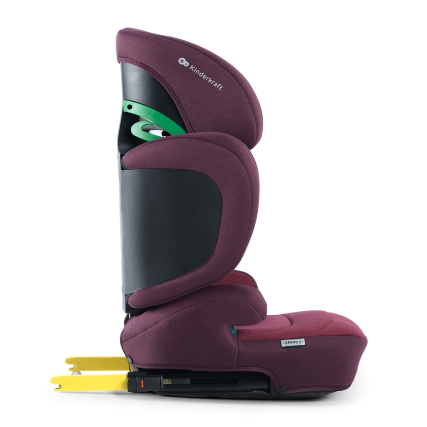 KINDERKRAFT SELECT - Autostol XPAND 2 i-Str. (100-150 cm) Premium Cherry pearl