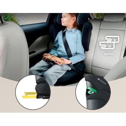 KINDERKRAFT SELECT - Autostol XPAND 2 i-Str. (100-150cm) Premium Graphite sort