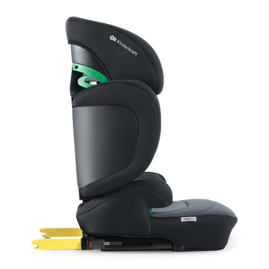 KINDERKRAFT SELECT - Autostol XPAND 2 i-Str. (100-150cm) Premium Graphite sort