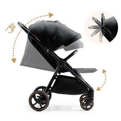 KINDERKRAFT SELECT - Barnevogn MITZY Ink sort