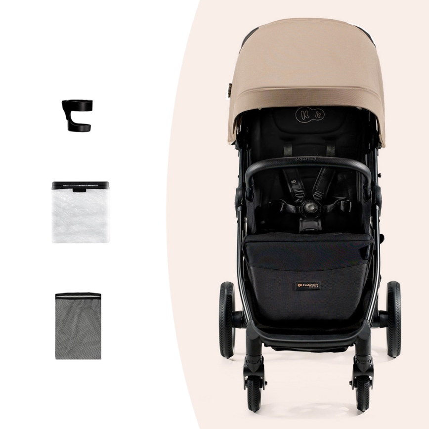 KINDERKRAFT SELECT - Barnevogn MITZY Linen beige