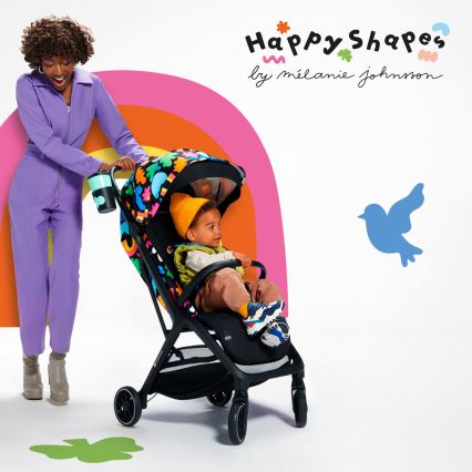 KINDERKRAFT SELECT - Barnevogn NUBI 2 Happy shapes
