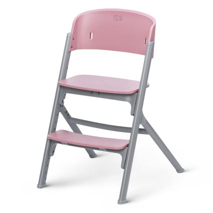 KINDERKRAFT SELECT - 3-i-1 højstol til børn LIVY Premium Aster pink + babysæde CALMEE