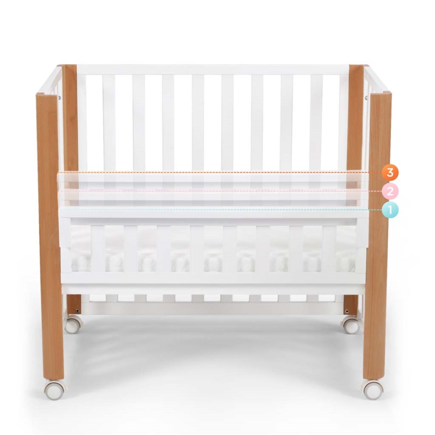 KINDERKRAFT SELECT - Børneseng 4-i-1 KOYA Premium bøg/fyr
