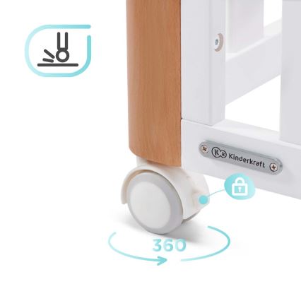 KINDERKRAFT SELECT - Børneseng 4-i-1 KOYA Premium bøg/fyr