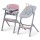 KINDERKRAFT SELECT - Højstol 3-i-1 LIVY Premium Aster lyserød + loungemøbel CALMEE