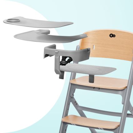 KINDERKRAFT SELECT - Højstol 3-i-1 LIVY Premium eg