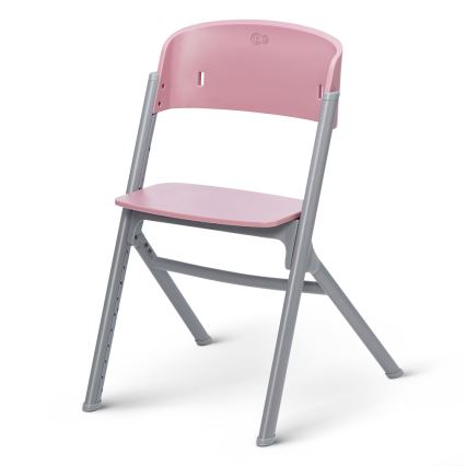 KINDERKRAFT SELECT - Højstol 3-i-1 LIVY Premium Aster lyserød + loungemøbel CALMEE