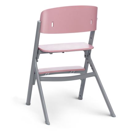 KINDERKRAFT SELECT - Højstol 3-i-1 LIVY Premium Aster lyserød + loungemøbel CALMEE