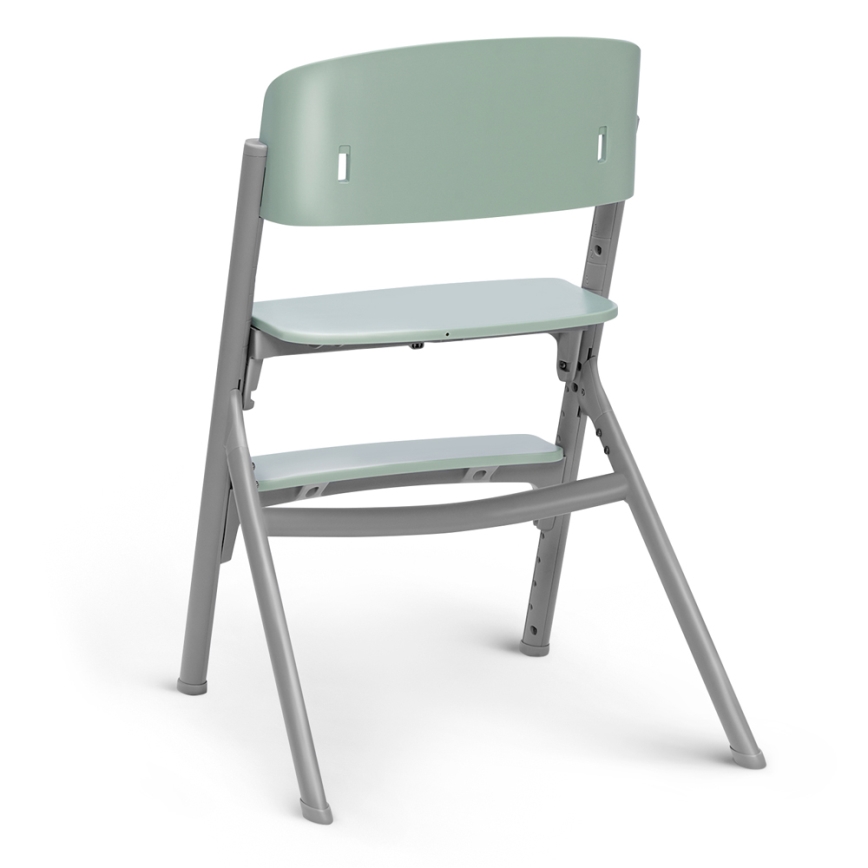 KINDERKRAFT SELECT - Børnehøjstol 3-i-1 LIVY Premium Olive green + vippestol CALMEE