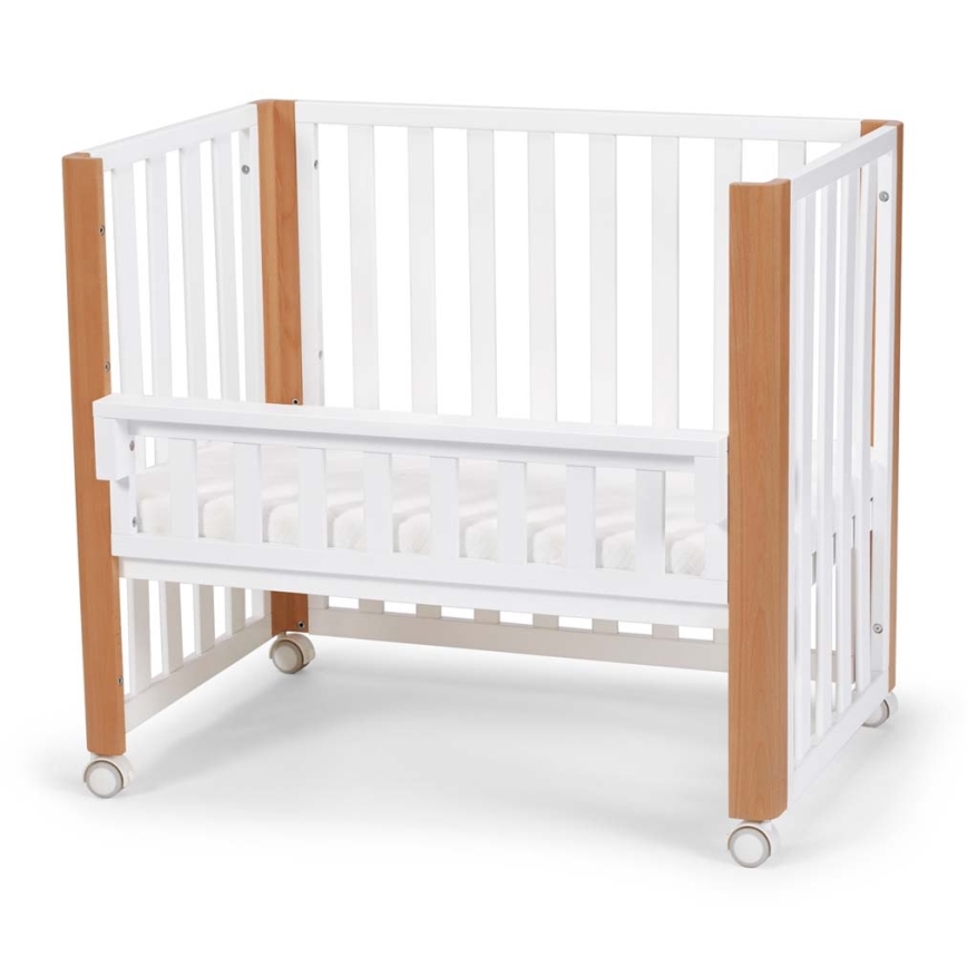 KINDERKRAFT SELECT - KOYA Premium 4-i-1 babyseng, bøg/fyrretræ