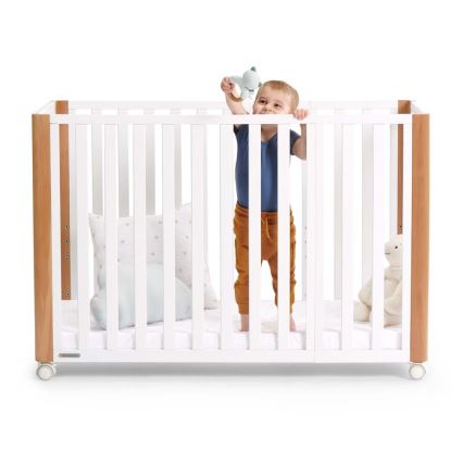 KINDERKRAFT SELECT - KOYA Premium 4-i-1 babyseng, bøg/fyrretræ