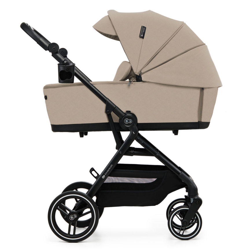 KINDERKRAFT SELECT - Multifunktionel barnevogn 2-i-1 YOXI Sandbeige