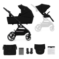 KINDERKRAFT SELECT - Multifunktionel barnevogn 2-i-1 YOXI sort