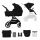 KINDERKRAFT SELECT - Multifunktionel barnevogn 2-i-1 YOXI sort