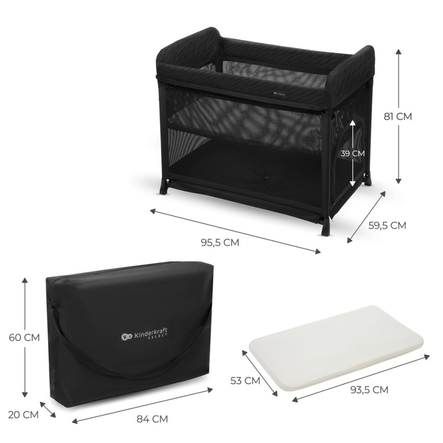 KINDERKRAFT SELECT - Rejseseng MOON DREAM sort