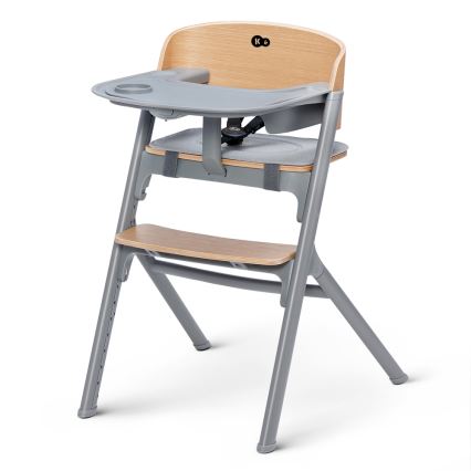 KINDERKRAFT SELECT - Børnespisestol 3-i-1 LIVY Premium eg + babyliggestol CALMEE